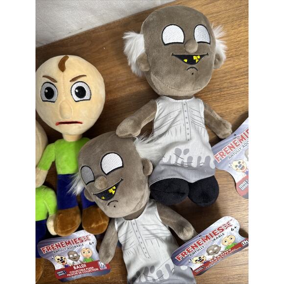 Frenemies Stuffed Plush 4 Figure Lot Granny Baldi NWT 9" Roblox Series 1 Gamers - Picture 5 of 9